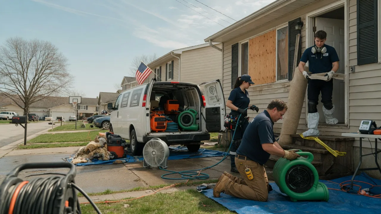 Water Damage Restoration in Greentown, PA near me